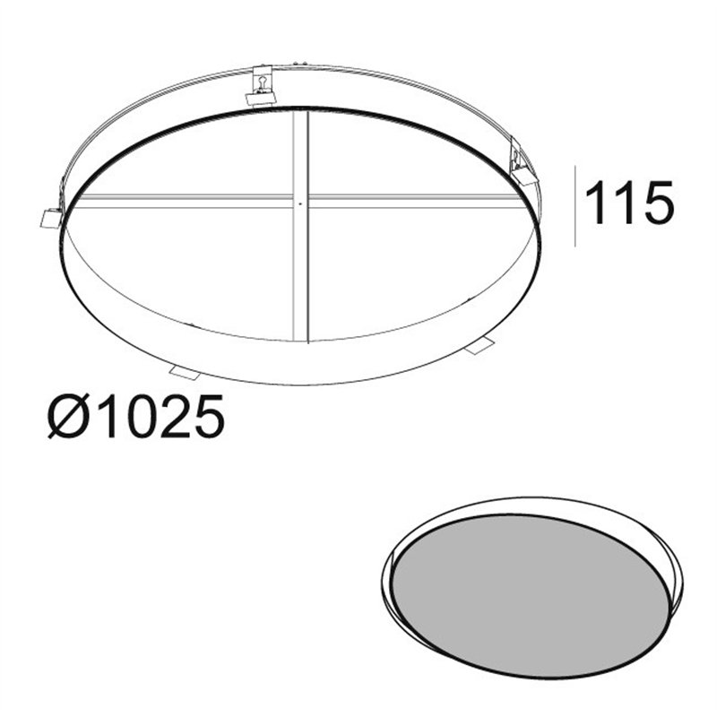 Delta Light SUPERNOVA 95 RECESSED KIT