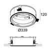 Delta Light MULTINOVA 30 RECESSED KIT