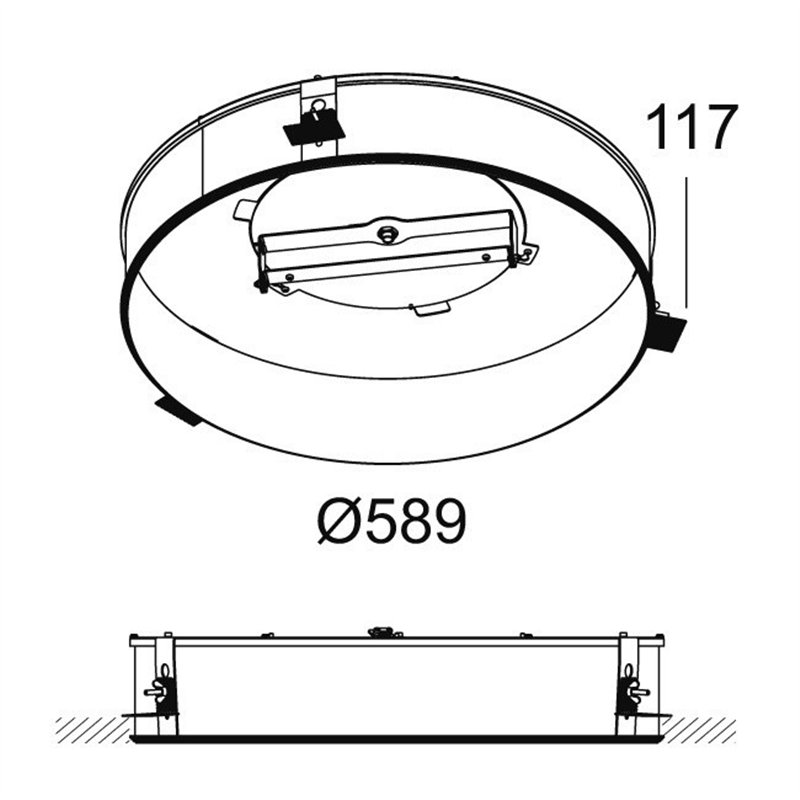Delta Light MULTINOVA 55 RECESSED KIT