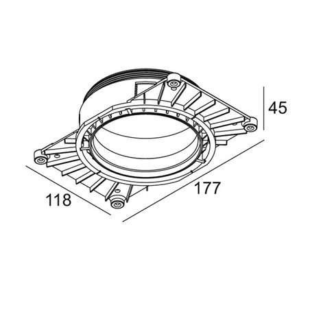 Delta Light MOUNTING KIT ENTERO RD-M O.F.A.