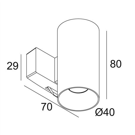 Delta Light SUPERLOOP-FIX 40 DOWN-UP MDL Suspension lamp