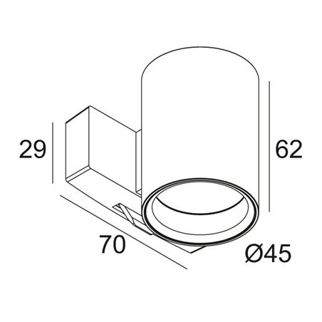 Delta Light SUPERLOOP-FIX 45 MDL Suspension lamp