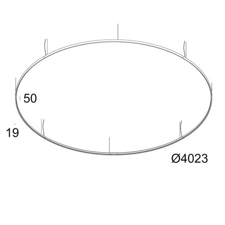 Delta Light SUPERLOOP HC 400 MDL Suspension lamp
