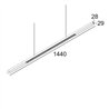 Delta Light INFORM SQ P144-3 DOWN Suspension lamp