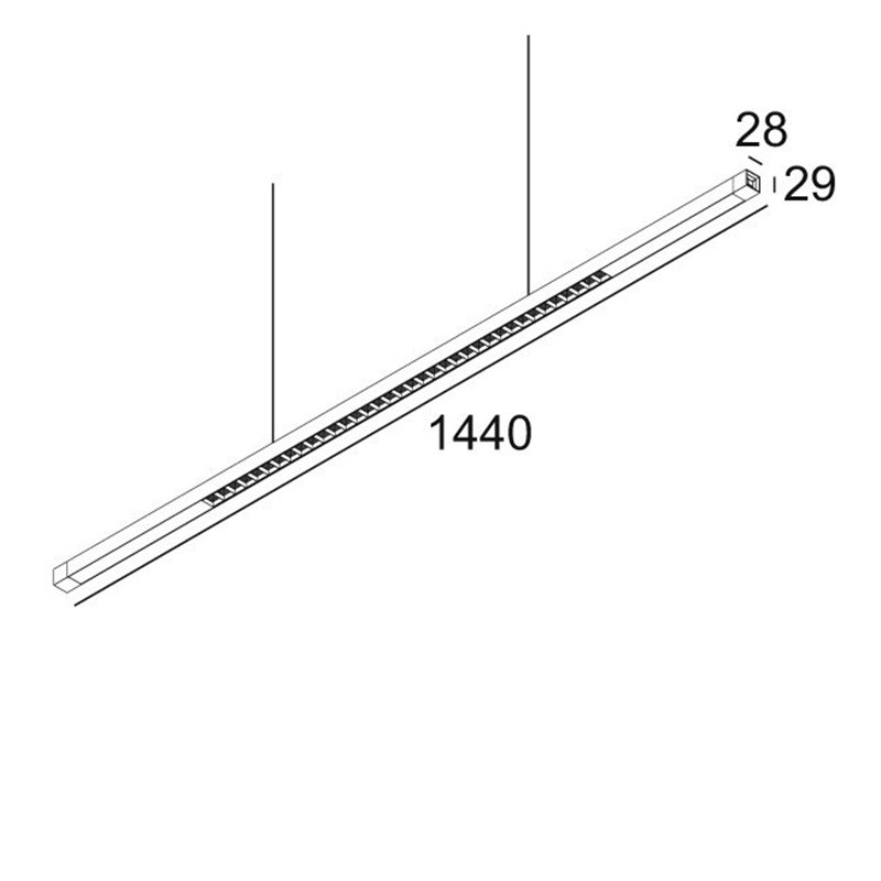 Delta Light INFORM SQ P144-3 DOWN-UP Hängelampe