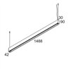 Delta Light CONFORM P14 DOWN-UP DIM4 Suspension lamp