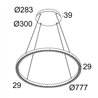Delta Light INFORM R1+ CS DOWN DIM5 Suspension lamp