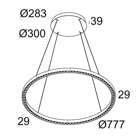 Delta Light INFORM R1+ CS DOWN-UP DIM5 Suspension lamp