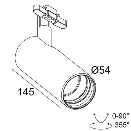 Delta Light SOLI - 52 SHHH track lighting fixture