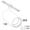 Delta Light SOLI - 66 Q-DIM track lighting fixture