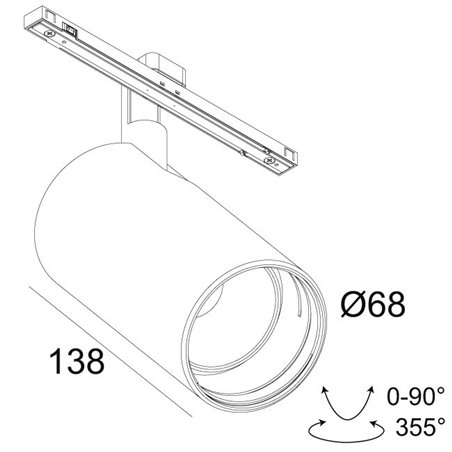 Delta Light SOLI - 66 NLT MDL track lighting fixture
