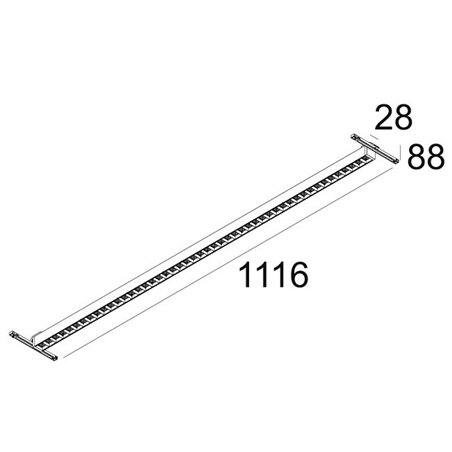 Delta Light SOLI - FORM 110 DOWN-UP 2 CIRCUIT Q-DIM Track lighting fixture