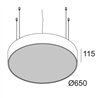 Delta Light SUPERNOVA LINE 65 TW DOWN-UP DIM5 Suspension lamp