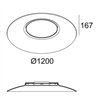 Delta Light ZOOVER 120 LIGHT GREY Suspension lamp