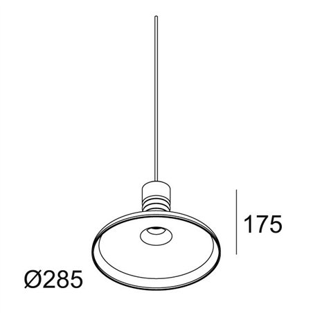 Delta Light MILES C2 PINK Suspension lamp