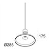 Delta Light MILES C2 PINK Suspension lamp