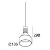 Delta Light MILES C3 PINK Suspension lamp