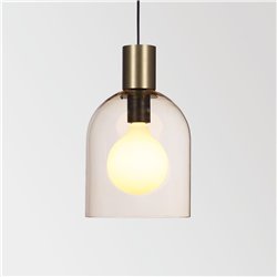 Delta Light MANTELLO GLASS L2231 E27 AMBER Suspension lamp