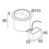 Delta Light LOGIC 90 R A Einbauspot