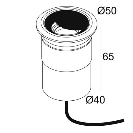 Delta Light LOGIC 40 R A MOON Recessed lamp