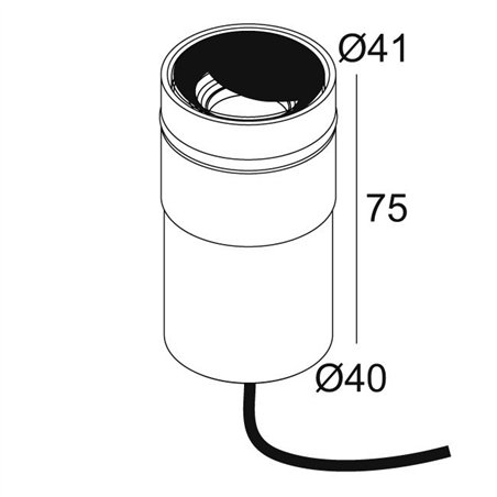 Delta Light LOGIC 40 R MOON Recessed lamp