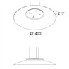 Delta Light ZOOVER 4CLIP 140 DIM5 Suspension lamp