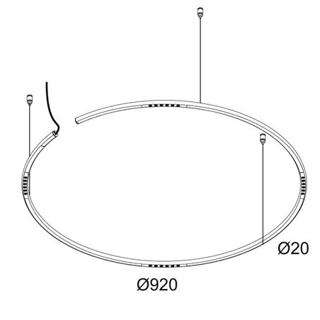 Delta Light LASS-OH! R90 - 4 Suspension lamp