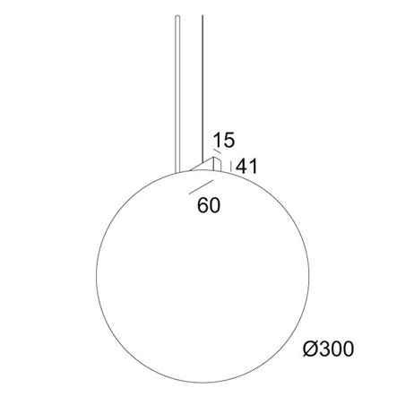 Delta Light OONO C E27 Suspension lamp
