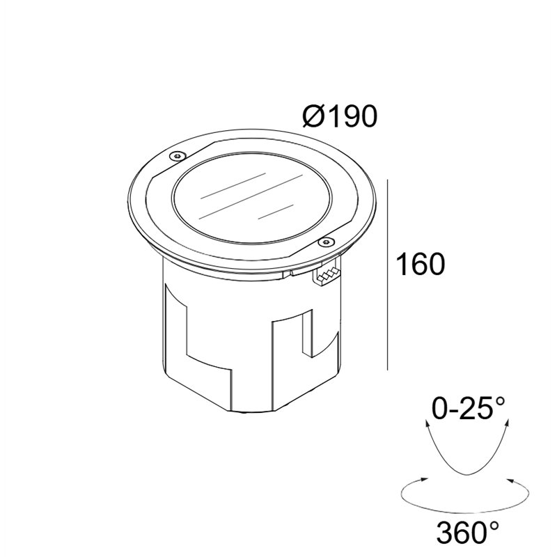 Delta Light LOGIC 190 R OK SP Bodenlampe