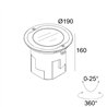 Delta Light LOGIC 190 R OK SP HONEYCOMB Bodenlampe