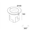Delta Light Logic 190 R Refl Honeycomb floor lamp