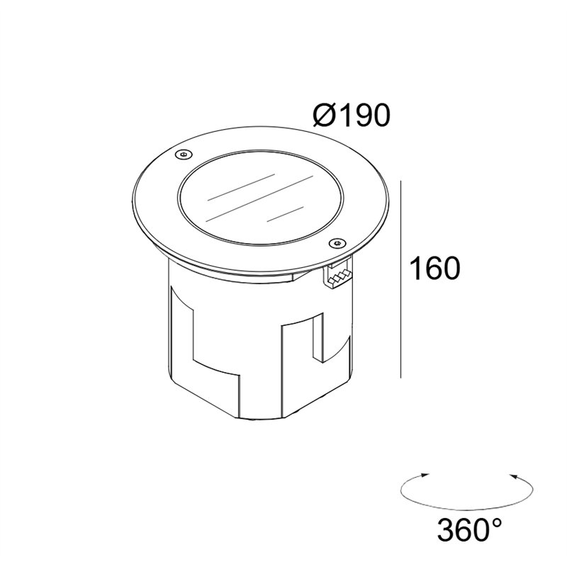 Delta Light LOGIC 190 R SP Bodenlampe
