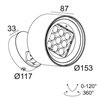 Delta Light Frax M wallwash Wandlampe / Bodenlampe