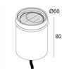 Delta Light Logic 60 R Wallwash Sbl Bodenlampe
