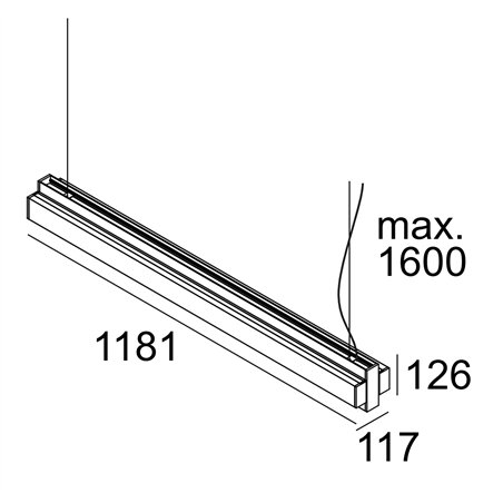 Delta Light One-And-Only P12 Down-Up suspension lamp