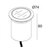 Delta Light LOGIC 60 R A 24V Recessed lamp