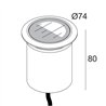 Delta Light LOGIC 60 R A MOON 24V Einbaustrahler