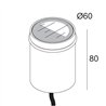 Delta Light LOGIC 60 R MOON 24V Recessed lamp