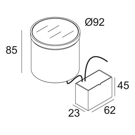 Delta Light LOGIC R 24V Recessed lamp