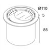 Delta Light LOGIC 90 R A WALLWASH Recessed lamp