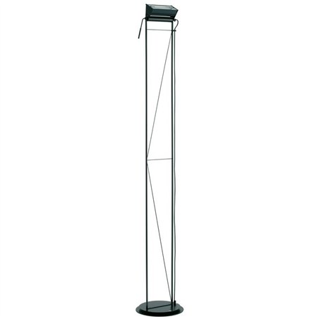 Lumina Opus Classic floor lamp with adjustable head, dimmable with cord dimmer.