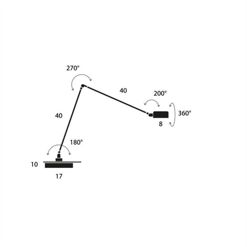 Lumina Daphine Cloe LED Tischlampe
