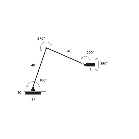 Lumina Daphine Cloe LED Table lamp