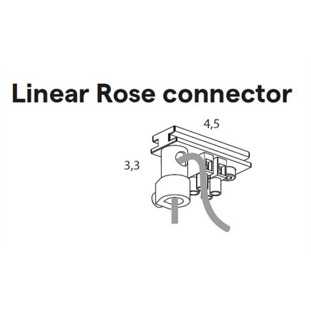 Lumina Linear Rose Connector