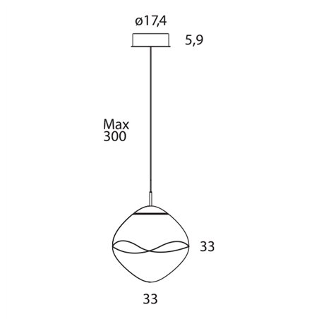 Lumina Aether Modular Suspension lamp