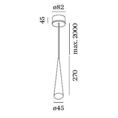 Wever & Ducré Cone 1.0 Suspension lamp