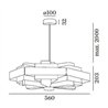 Wever & Ducré J.J.W. 04 Suspension lamp