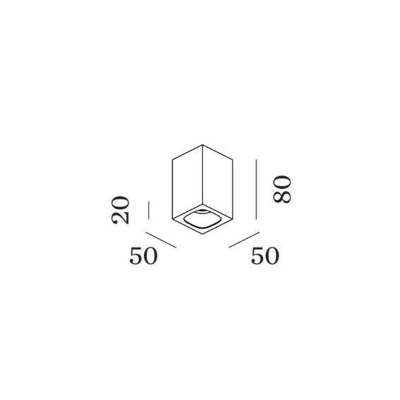 Wever & Ducré Pirro Spot Surface 1.0 Deckenlampe