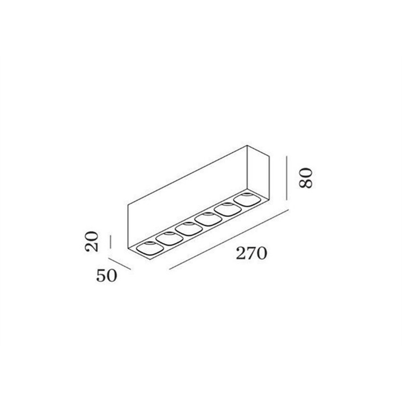 Wever & Ducré Pirro Spot Surface 6.0 Deckenlampe