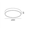 Wever & Ducré Roby IP44 3.5 Ceiling lamp